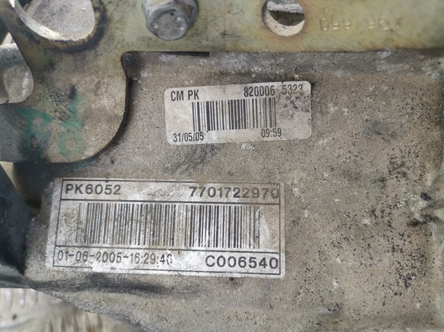 PK6052 RENAULT КПП в сборе (механическая коробка передач) купить в Кривой Рог