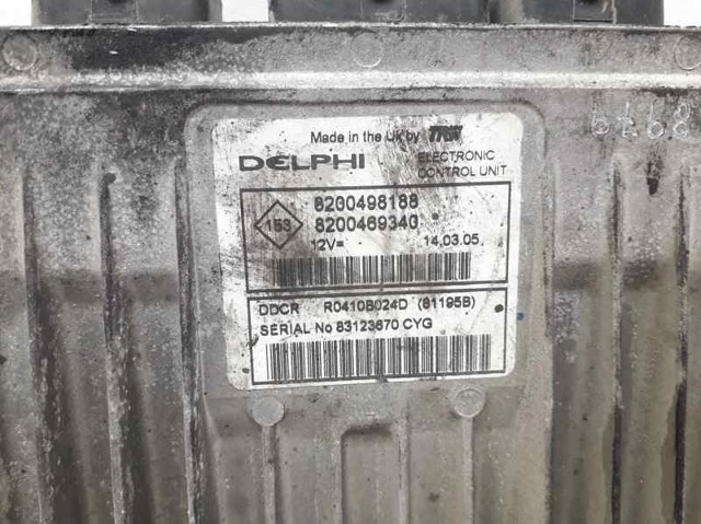R0410B024D RENAULT Модуль управления (ЭБУ) двигателем купить в Украина