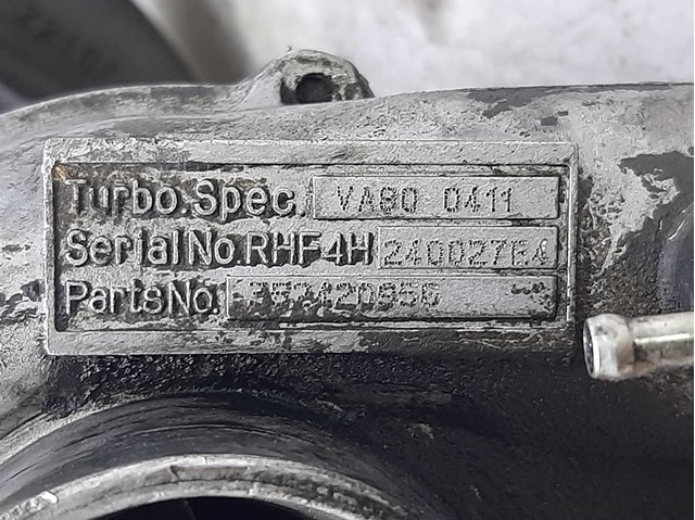 Turbocompressor para chrysler voyager iv 2.5 crd vm20c RL159026AA