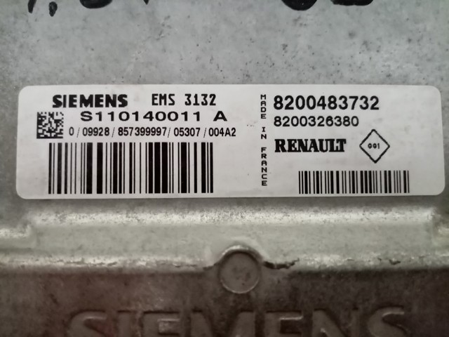 RENAULT S110140011A Блок управления двигателем в наличии Полтава