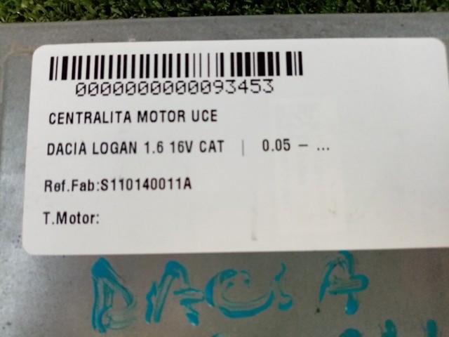 RENAULT S110140011A Модуль управления (ЭБУ) двигателем в наличии Днепр