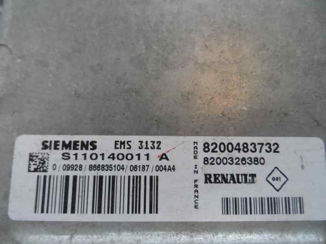 RENAULT S110140011A Блок управления двигателем в наличии Украина