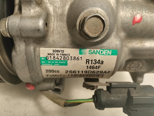 Compressor de ar condicionado para Peugeot 307 Break 2.0 HDI 110 RHS SD6V12