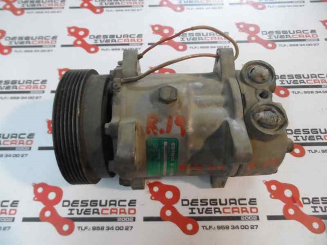 Compressor de ar condicionado para Peugeot 306 Fastback 1.9 D D9B SD7H15