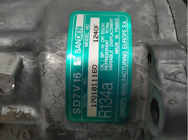 Compresor aire acondicionado para citroen xsara 1.9 d wjy SD7V16