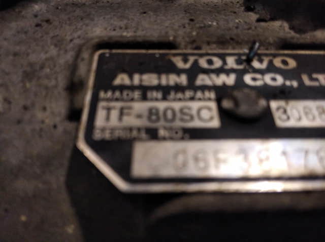 Caixa Automática de Mudança montada TF80SC VOLVO