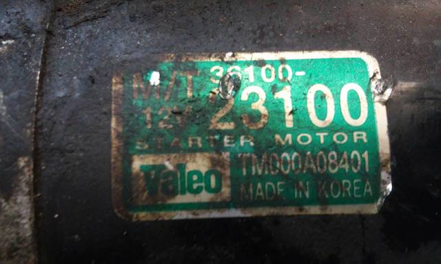 HYUNDAI TM000A08401 Стартер в наличии Ирпень