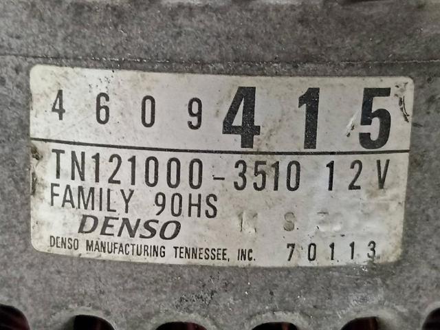 CHRYSLER TN1210003510 Генератор в наличии Хмельницкий