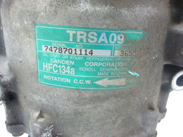 Compressor de ar condicionado para Honda Civic VI Fastback (MA, MA) (1995-2001) 1.6 I VTEC (MB1) D16Y2 TRSA093653