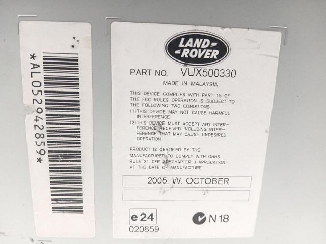 VUX500330 LAND ROVER купить в Одесса