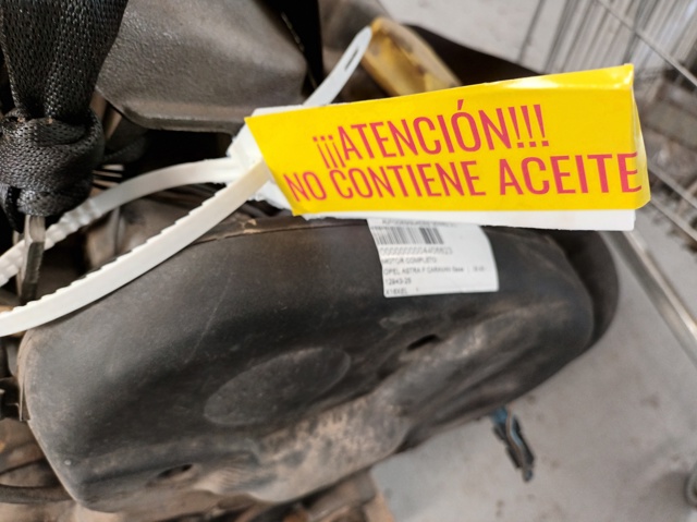 Motor montado Opel Astra 51, 52, F35, M35