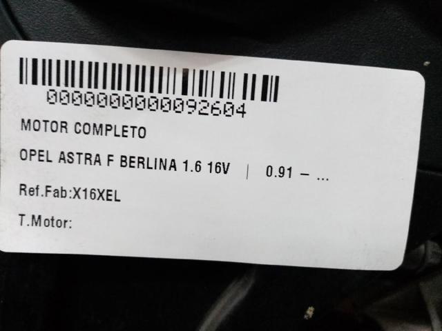 Motor montado Opel Astra 51, 52, F35, M35