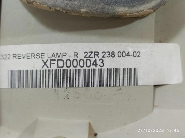 XFD000043 Фонарь заднего хода правый купить Кривой Рог