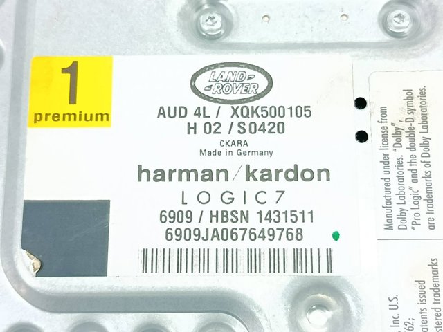XQK500105 LAND ROVER Усилитель звука аудиосистемы купить в Кривой Рог