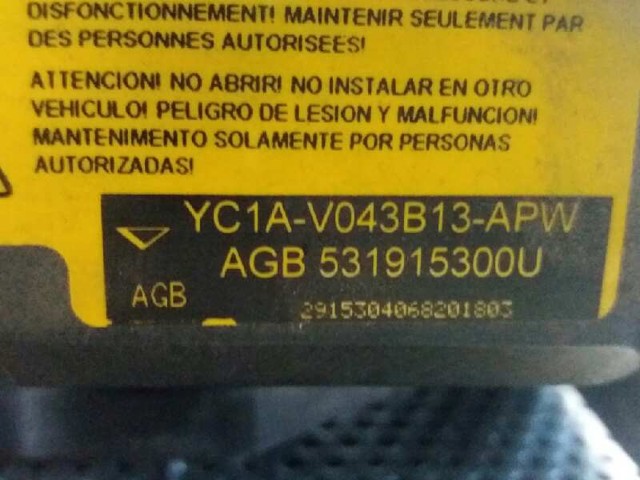 YC1AV043B13APW Подушка безопасности (AIRBAG) водительская купить Ровно