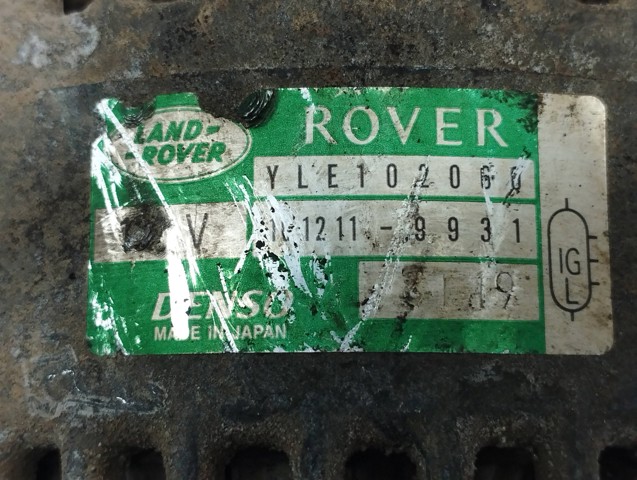 LAND ROVER YLE102060 Генератор в наличии Одесса