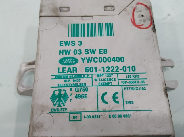 YWC000400 LAND ROVER Модуль управления (ЭБУ) иммобилайзером купить в Киев