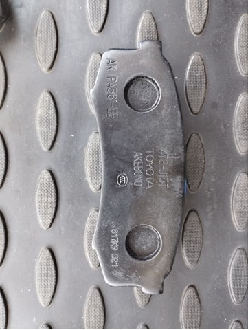TOYOTA 0446660140 Колодки тормозные задние дисковые в наличии Днепр