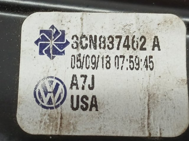 VAG 3CN837462A Механизм стеклоподъемника двери передней правой в наличии Винница