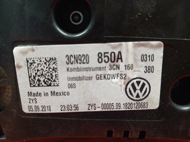 VAG 3CN920850A Панель приборов в наличии Одесса