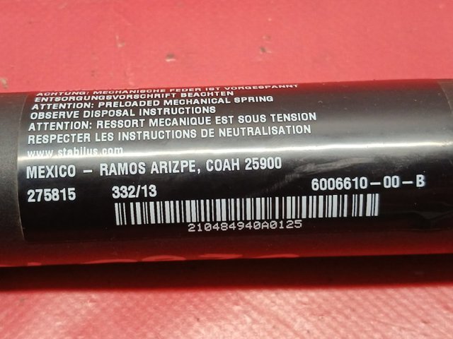 TESLA 600661000B Амортизатор багажника в наличии Киев