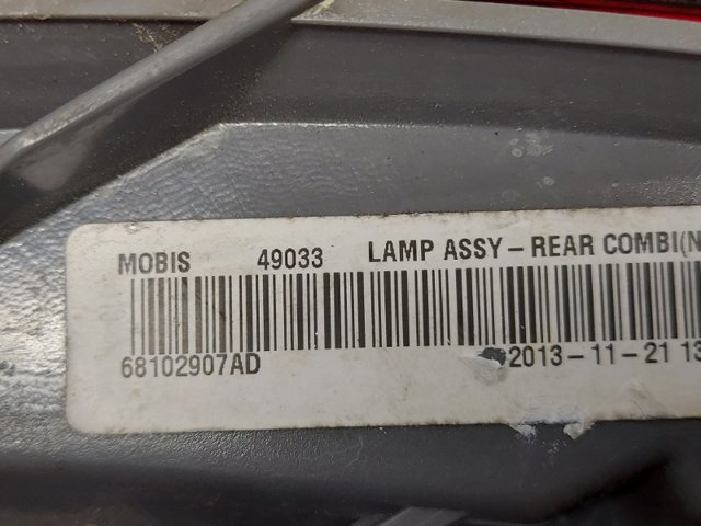 CHRYSLER 68102907AD Фонарь задний левый внешний в наличии Днепр