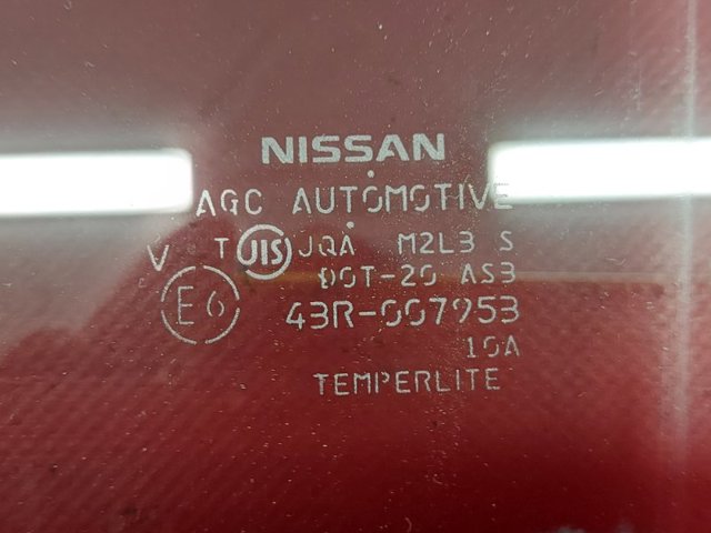 NISSAN 823015HA0B Стекло двери задней левой в наличии Чернигов