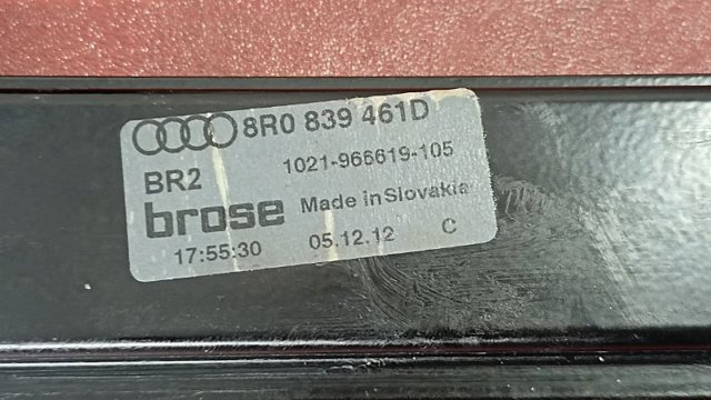 VAG 8R0839461D Механизм стеклоподъемника двери задней левой в наличии Одесса