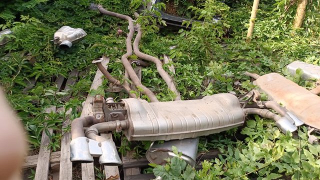 Глушитель  95511112180 PORSCHE