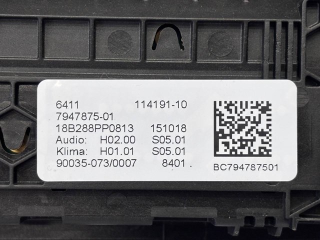 61315A4A4E6 Блок управления режимами отопления/кондиционирования купить Чернигов