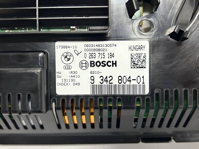 BMW 62109387579 Приборная доска (щиток приборов) в наличии Киев