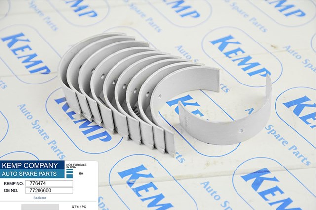 Вкладыши шатунные STD 776474 KEMP