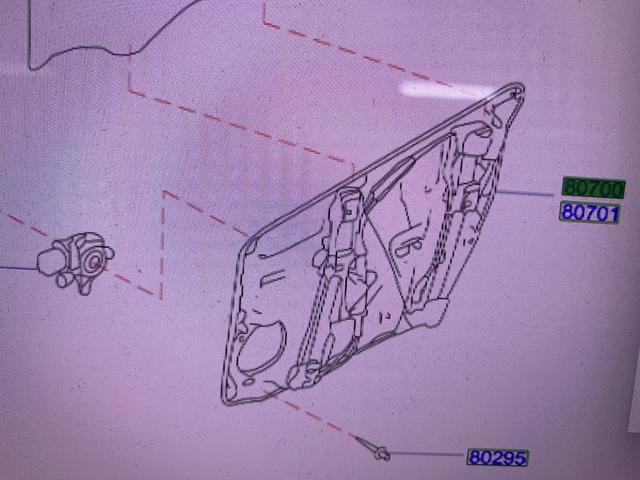 Стеклоподъемник (механизм перемещения стекла) 807205DM0A NISSAN