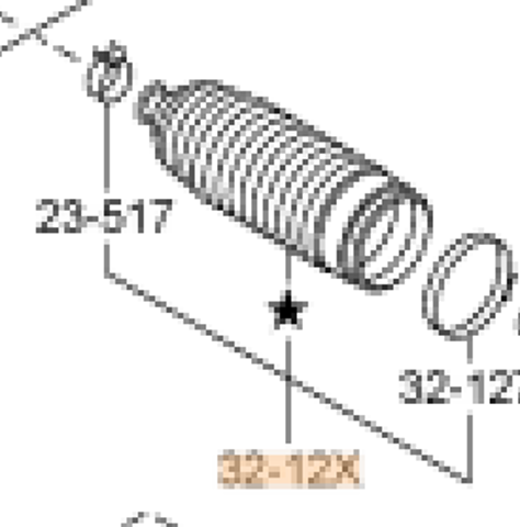 Пыльник рулевого механизма (рейки) KD313212X MAZDA