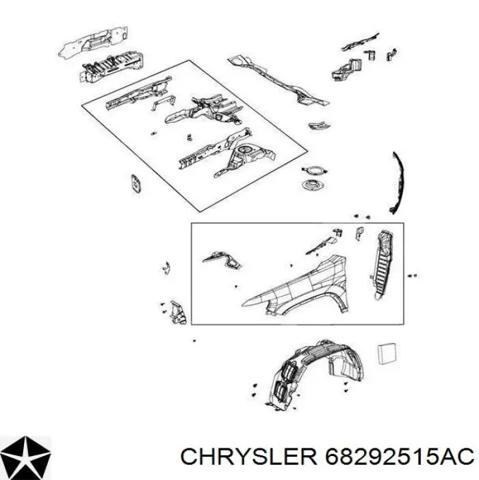 CHRYSLER 68292515AC Крыло переднее левое в наличии Тернополь