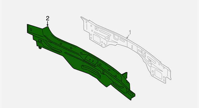Перегородка FT4Z5840320A FORD