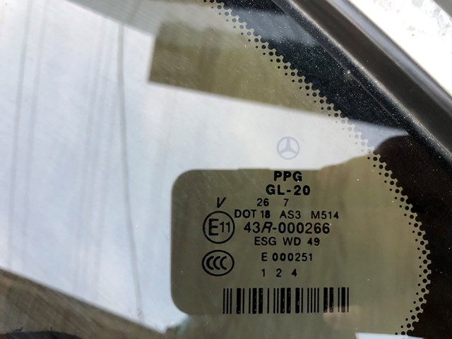MERCEDES A2516700750 Стекло кузова (багажного отсека) левое в наличии Ужгород