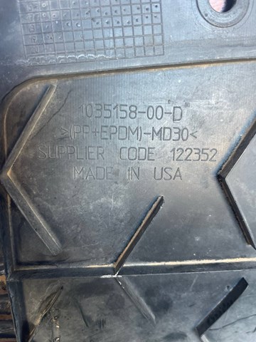 Защита картера двигателя 103515800D Tesla Model