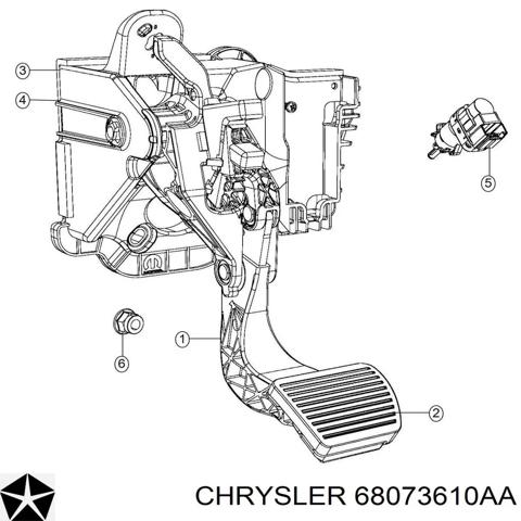 Лягушка стоп сигнала 68073610AA CHRYSLER