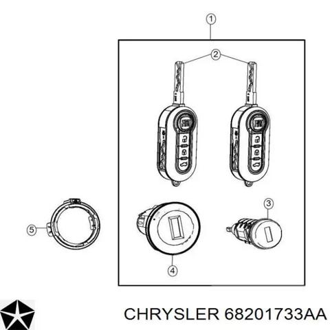 68201733AA CHRYSLER Антенна (кольцо) иммобилайзера купить в Львов