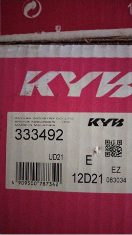 KAYABA 333492 Амортизатор задний правый в наличии Кривой Рог