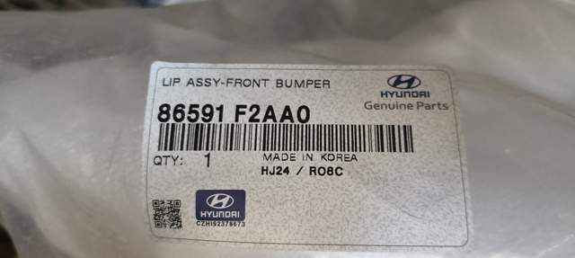 HYUNDAI 86591F2AA0 Спойлер переднего бампера в наличии Киев
