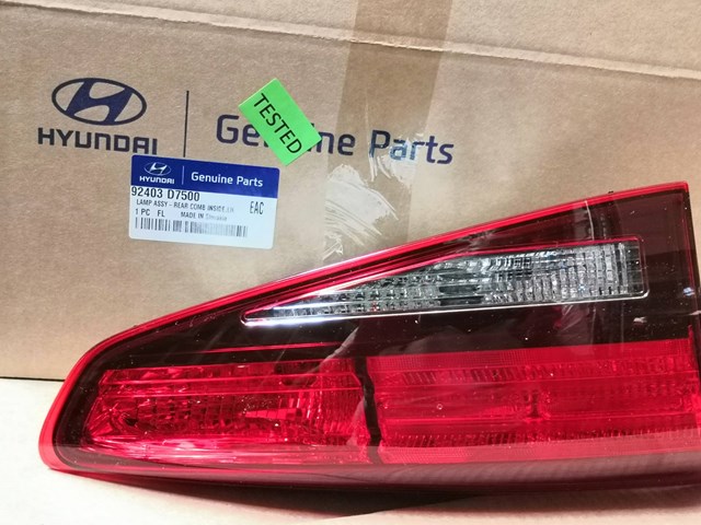 Фонарь задний левый, внутренний 92403D7500 HYUNDAI