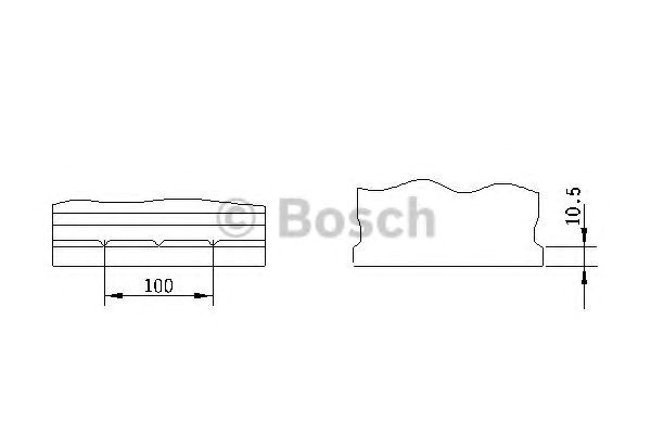 Акумулятор bosch 12в/45аг/300а/10,78кг