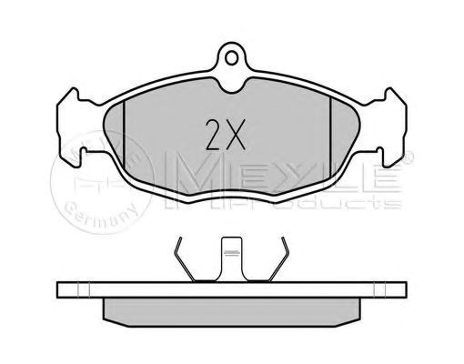 Колодки тормозные дисковые комплект 0252054716PD MEYLE