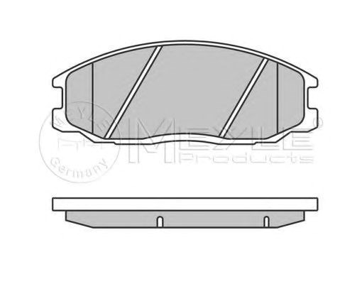 Тормозные колодки 0252356916W MEYLE