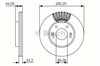 Передний тормозной диск 0986479A12 BOSCH