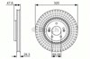 Передний тормозной диск 0986479A21 BOSCH