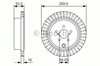 Задний тормозной диск 0986479A83 BOSCH