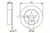 Диск тормозной задний 0986479R06 BOSCH